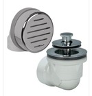 AB&A 62037 Waste and Overflow Half Kit, PUSHENLIFT PVC Plastic.