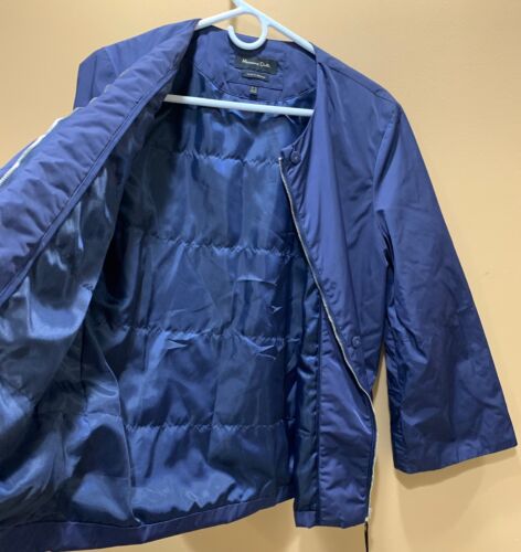 Massimo Dutti Giacca Donna Blu M Nuova con Etichette - Foto 4 di 9