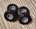 1/24 1/25 Slotted Mags Oversized Scale Off-Road Wheels/Tires Resin Set Read