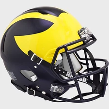 MICHIGAN WOLVERINES NCAA Riddell SPEED Full Size Authentic Football Helmet