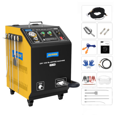 VKALTUL Trockeneisstrahlgerät - Professionelle Reinigung Für Auto Und Industrie