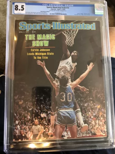 Sports illustrated 1979 Magic Johnson CGC 8.5