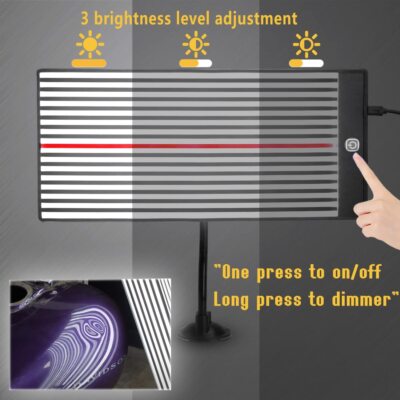 Removal Lamp Reflector LED Light Line Testing Board Paintless Dent Repair Tool