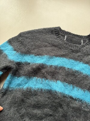 Boxy Cropped Rare High Quality Wool Mohair Sweater | eBay