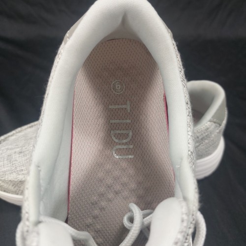 New Tidu Women's Arch Support Shoes Lace Up Orthopedic Sneakers Canvas Size 6 - Picture 6 of 14