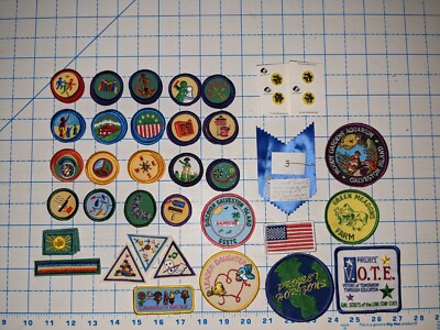 GIRL SCOUT JUNIOR, BROWNIE, BRIDGE, BADGE, TRY-IT, STAR, EVENT PATCH YOUR CHOICE