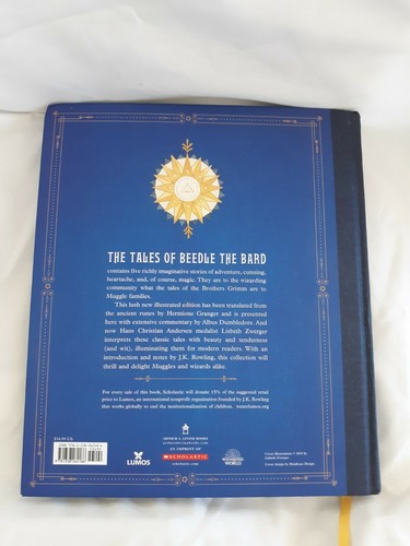 Tales of Beedle the Bard Book Illustrated Hardcover Harry Potter Wizarding World - Picture 2 of 7