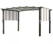 Garden Winds Pergola Replacement Canopy  Patterned CABANA BEIGE LCM 490