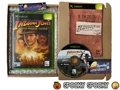Indiana Jones and the Emperor's Tomb XBOX - UK PAL sehr guter Zustand CIB - Tracked