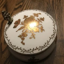 Small Sandrea Porcelain Silent Butler Crumb Catcher Missing Handel.