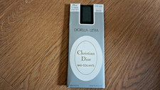 VINTAGE CHRISTIAN DIOR DIORELLA ULTRA TIGHTS 15 DENIER DAMSON NEW