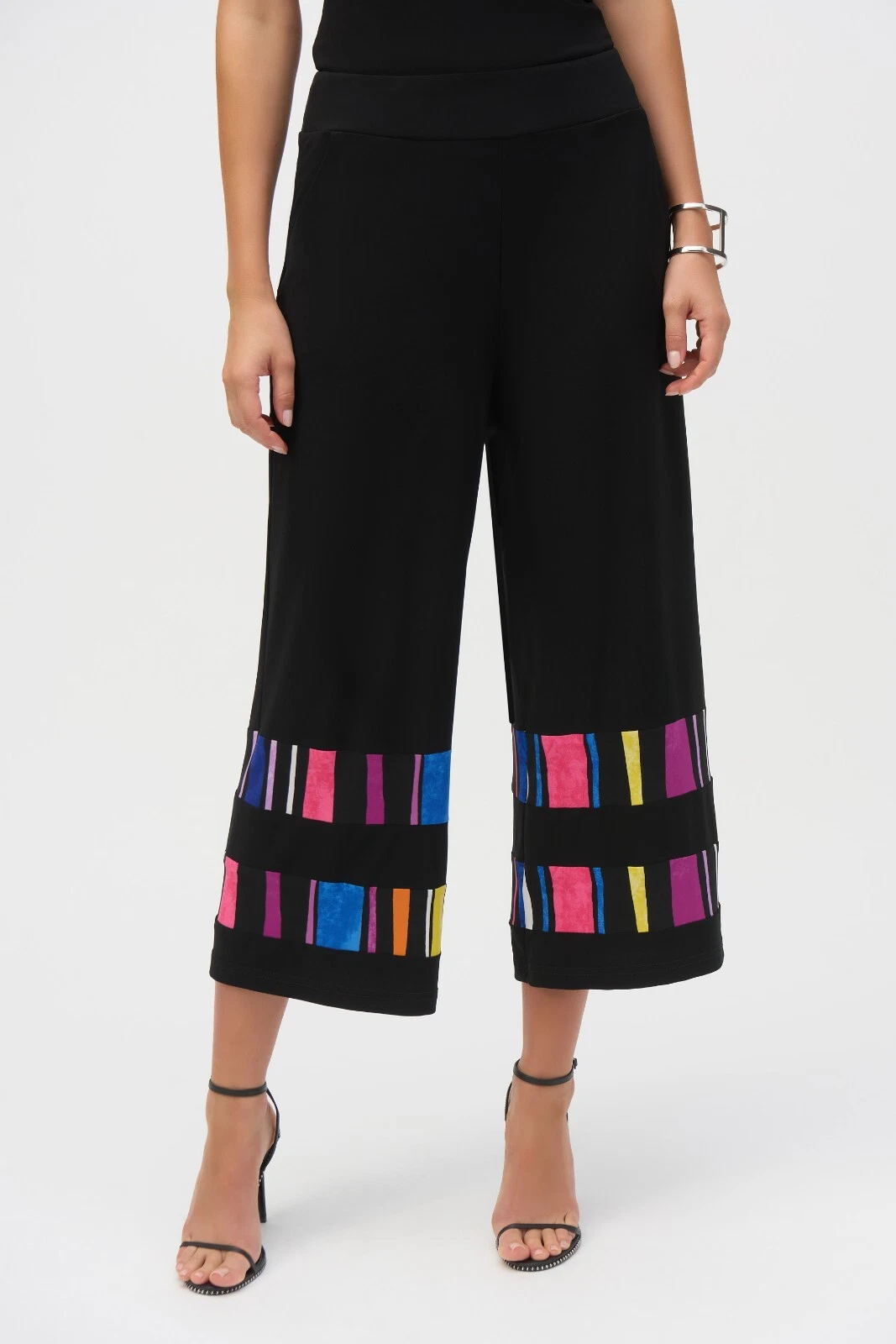 Joseph Ribkoff 252051 Stripe Print Culotte Trousers Original Price £219.00