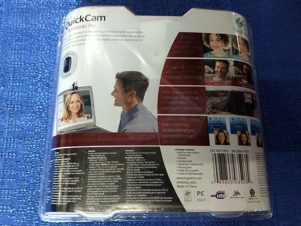 Logitech QuickCam for Notebooks Pro - Image 2 of 4