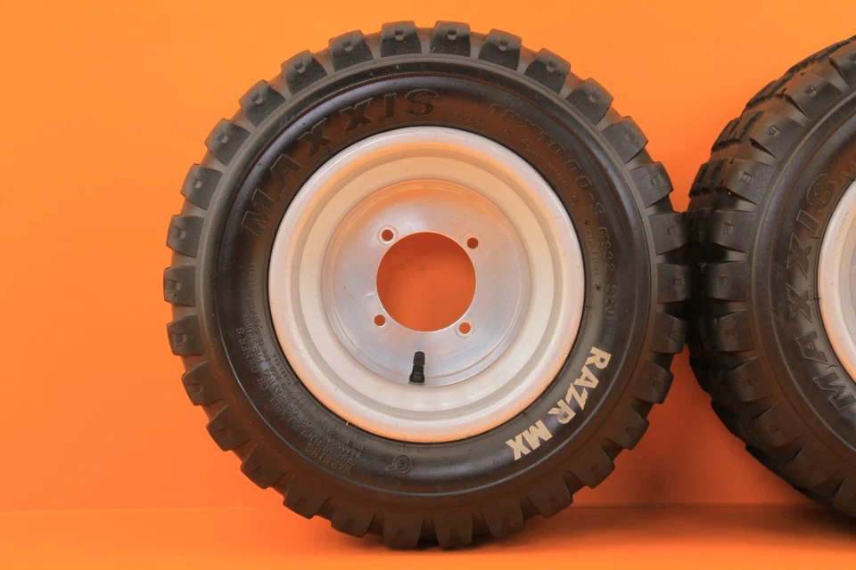 08-10 2008 Polaris Outlaw 450 MXR OEM Rear Rims Wheels Rim Wheel Set 4/110 - Image 2 of 4