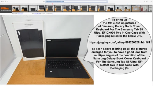 Samsung Galaxy Tab S8 Ultra 14.6" Book Cover Keyboard EF-DX900 Two In One Case(3