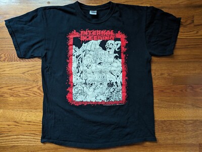 Vintage INTERNAL BLEEDING Shirt Death Metal Repudilation Mortal Decay Disfigured