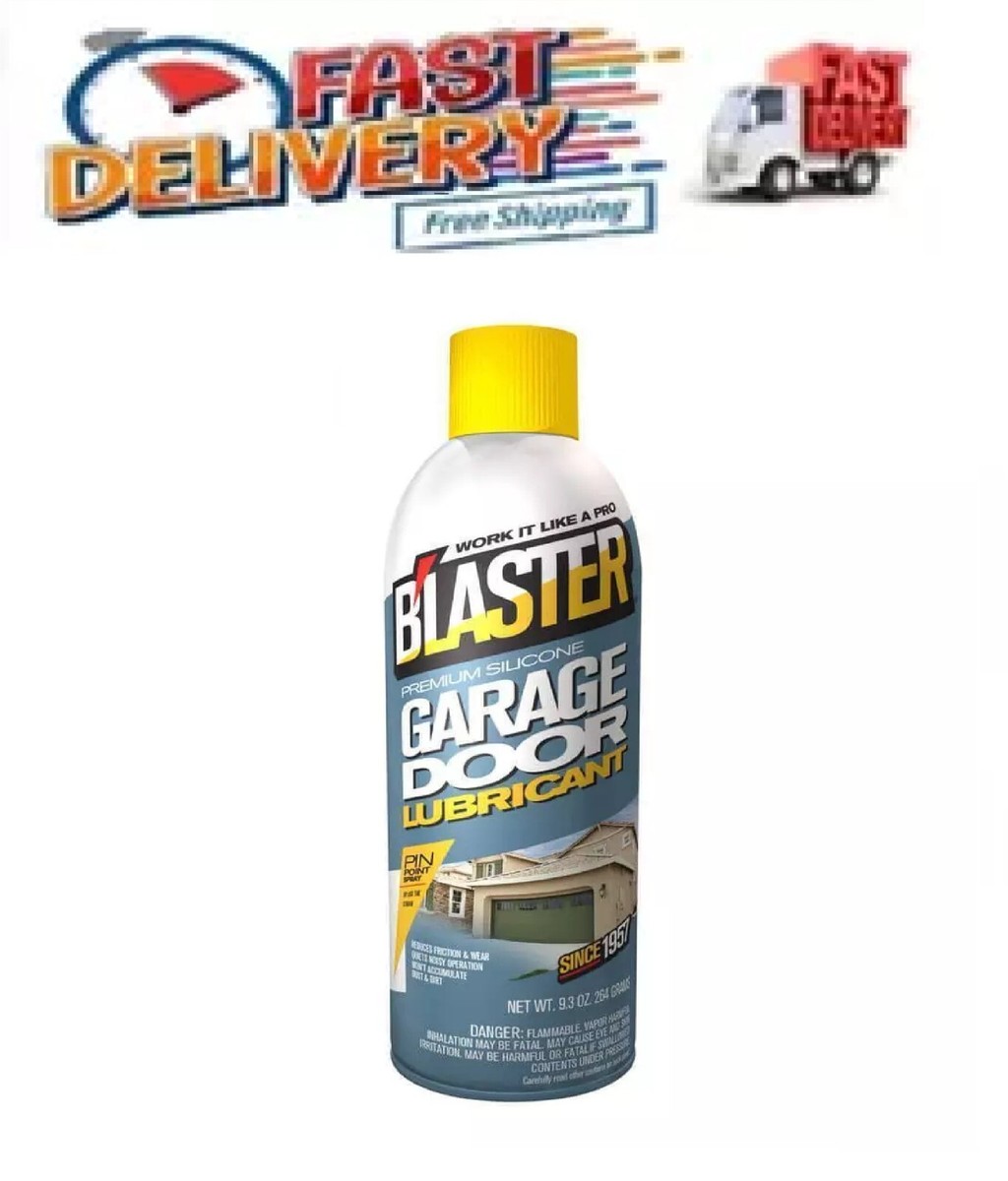 best garage door spray lubricant Blaster Garage Door Lubricant Spray Premium Silicone 9.3 Oz