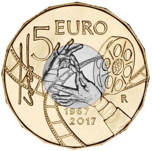 5 Euro Bimetallica Fior di Conio "50° Anniversario Della Morte Totò" Rara - Foto 3 di 3