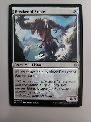 MTG Breaker of Armies Battle for Zendikar 003/274 Regular Uncommon | eBay MTG Breaker of Armies Battle for Zendikar 003/274 Regular Uncommon | eBay