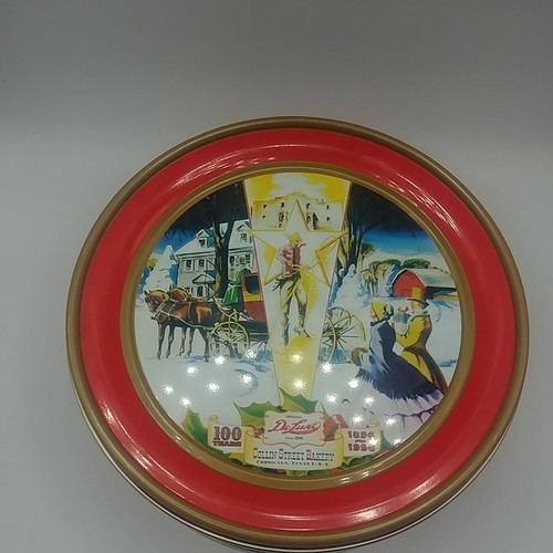 VINTAGE 1996 COLLIN STREET BAKERY CORSICANA TEXAS FRUITCAKE COWBOY TIN set of 2 - Picture 17 of 20