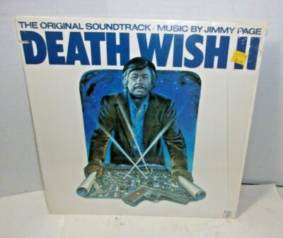 1982 Death Wish II Soundtrack Record viny  Music by Jimmy Page from Led Zeppelin