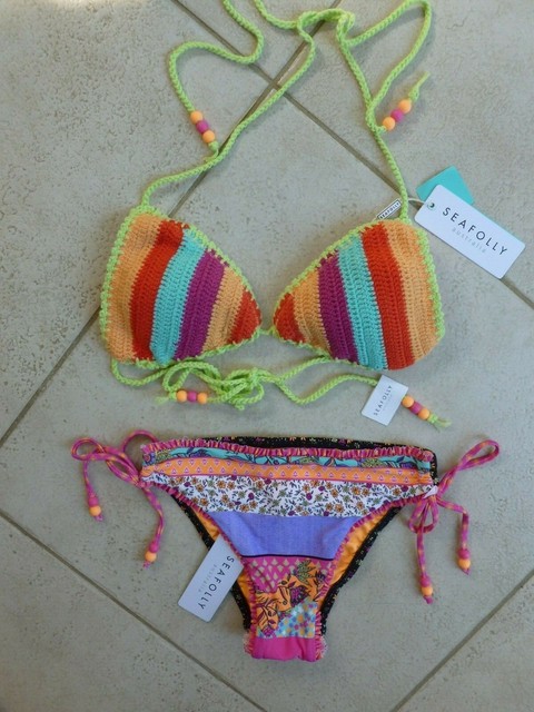 seafolly crochet bikini