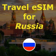 Russia Travel SIM eSIM | 1-5GB, 7-30 Days | Data Roaming On-the-Go