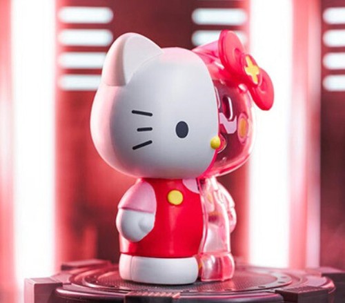 Sanrio Hello Kitty serie Mecha mezza macchina confermato figura cieca giocattolo regalo bambino - Foto 13 di 20