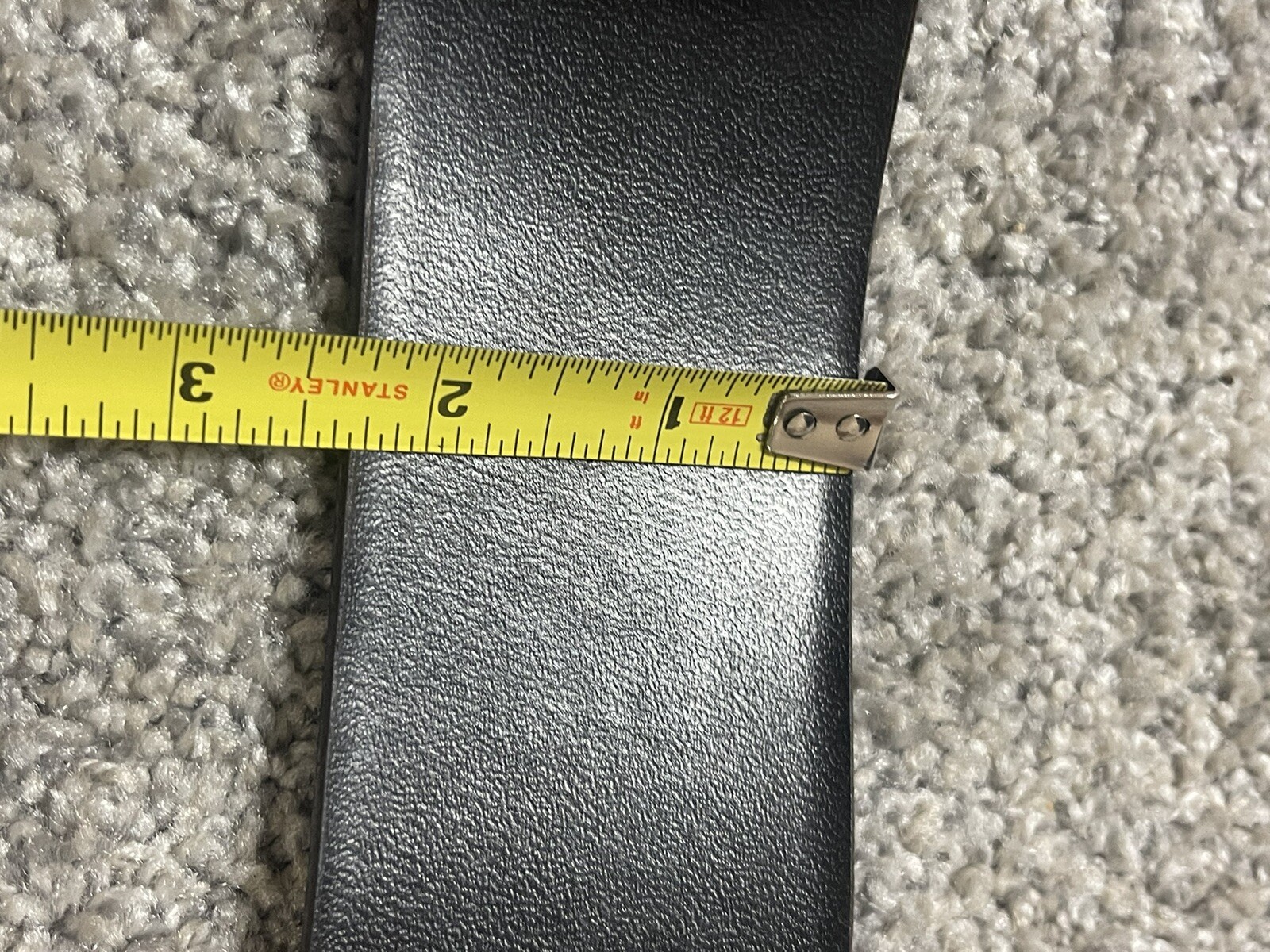 Vintage Sandy Duftler Belt Wide Leather Brown USA Made #5561 image 4