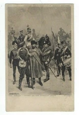 Russo Japanese War PPC, British by S Hildesheimer, Types of the Russian Army