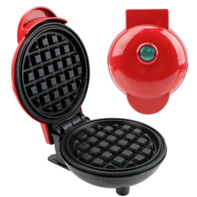 PREMIUM Mini Waffle Maker New Electric Multifunctional Sandwich Oven 4'' Mold