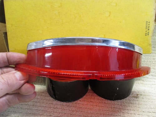 NOS NORS 1963 Pontiac Catalina Ventura Stop Tail Lamp Lens 5953091 by Glo Brite - Picture 3 of 6