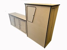 VW T5 Transporter Campervan Camper van Kitchen Unit pod MDF LWB STD MDF2