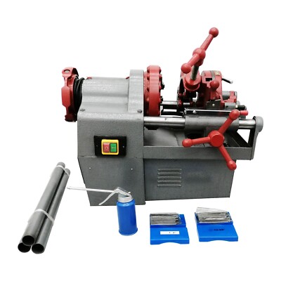 110V Electric Pipe Threader Machine 1/2''-2'' NPT Threading Cutter Industrial Use