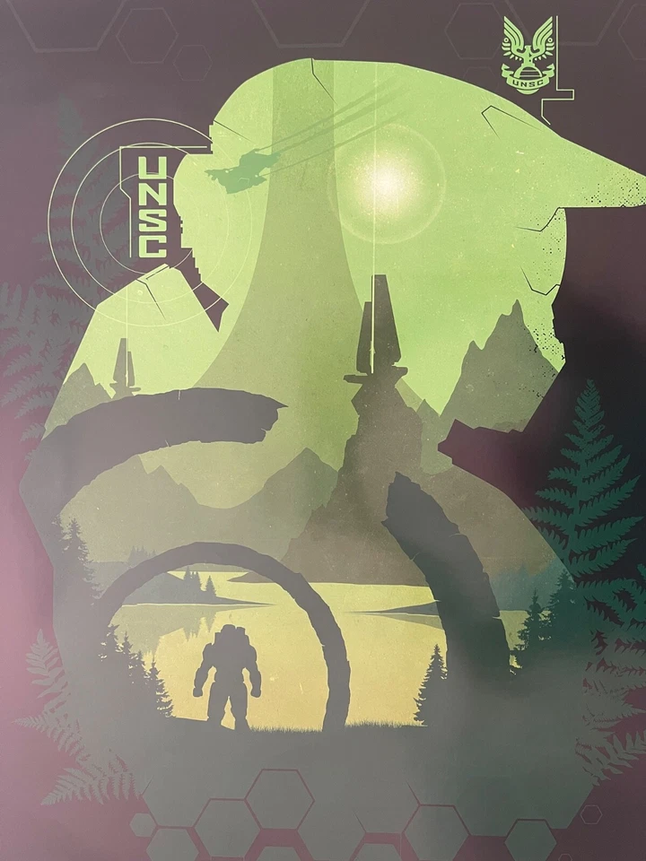 PÓSTER HALO, INFINITO, AUTÉNTICO CON LICENCIA 2020 MICROSOFT XBOX HALO Foto 2 de 4