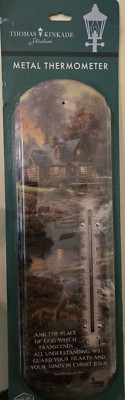 Thomas Kincade Metal Thermometer Beautiful Quote Great Price