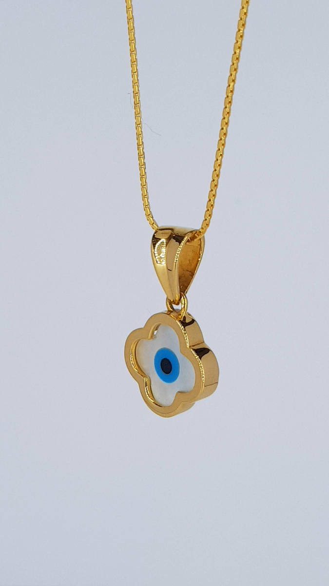 Solid Gold 22K Gold Pendant Evil Eye Classy Unisex Pendant Solid Gold 22K Gold Pendant Evil Eye Classy Unisex Pendant