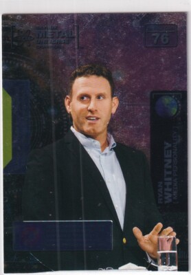 2021 Metal Universe Champions Sky-Box No. 76 Ryan Whitney
