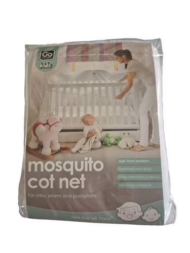 Go Travel Kids Mosquito Cot Net for Cribs, prams, pushchairs New