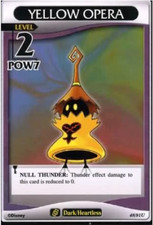 KINGDOM HEARTS TCG Base Set 48/91U YELLOW OPERA Level 2 NM Disney Trading Card