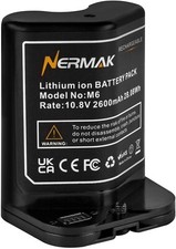 NERMAK 2600mAh Replacement Li-Ion Battery for iRobot Braava Jet M6 Series