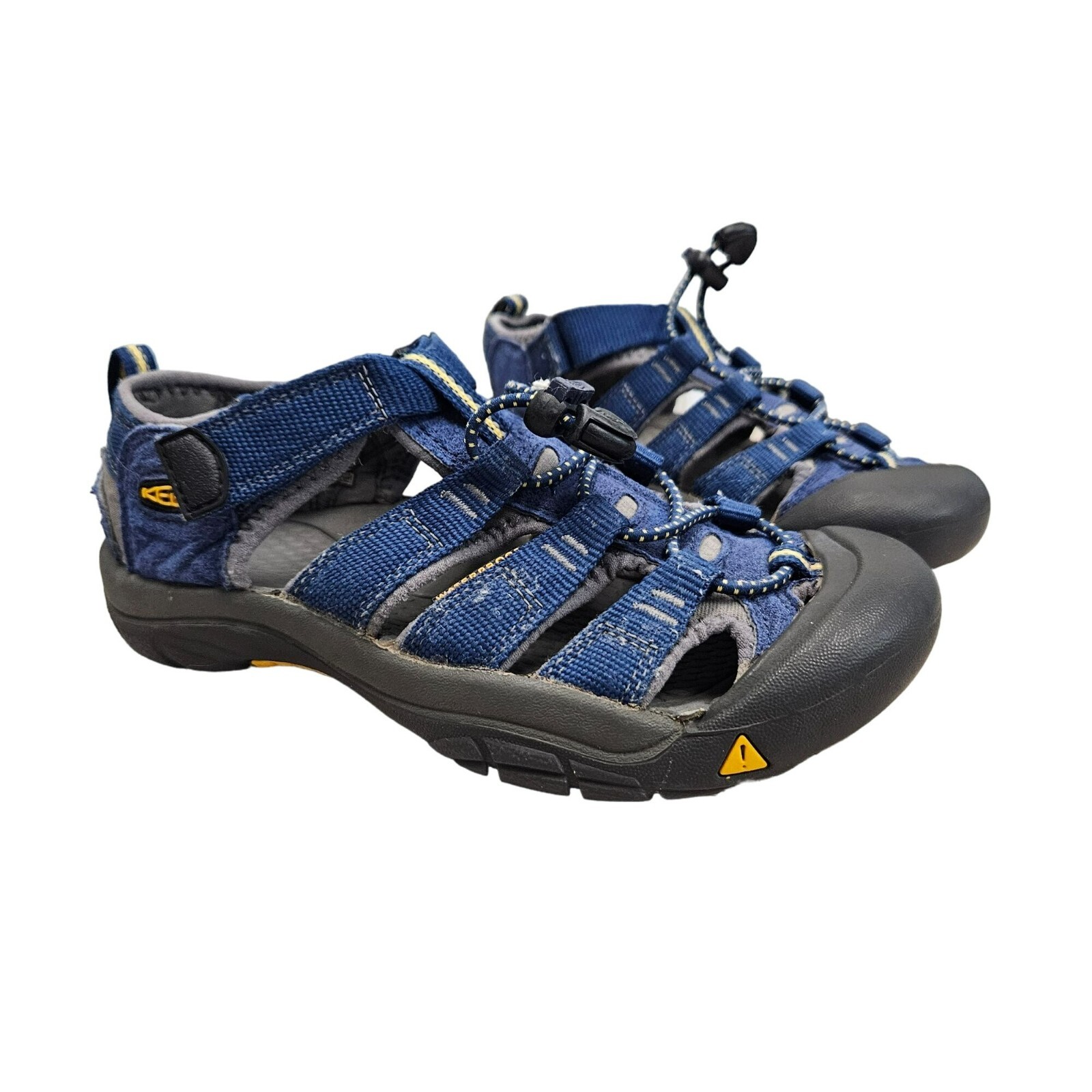 Sandali Keen Youth Newport H2 taglia 2 cinturino blu e corda elastica regolabile gomma