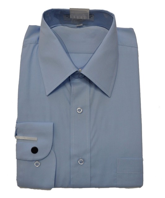 men's powder blue long sleeves dress shirt (151/2 / 3435) eBay