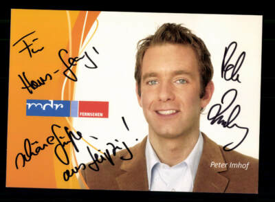 Peter Imhof MDR Autogrammkarte Original Signiert ## BC 183661