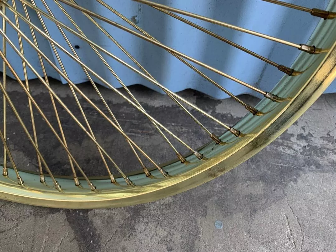 Gold hotsell bike spokes