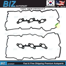 OEM Valve Cover Gaskets LEFT & RIGHT for 2011-2019 Genesis Hyundai Kia 3.3L 3.8L