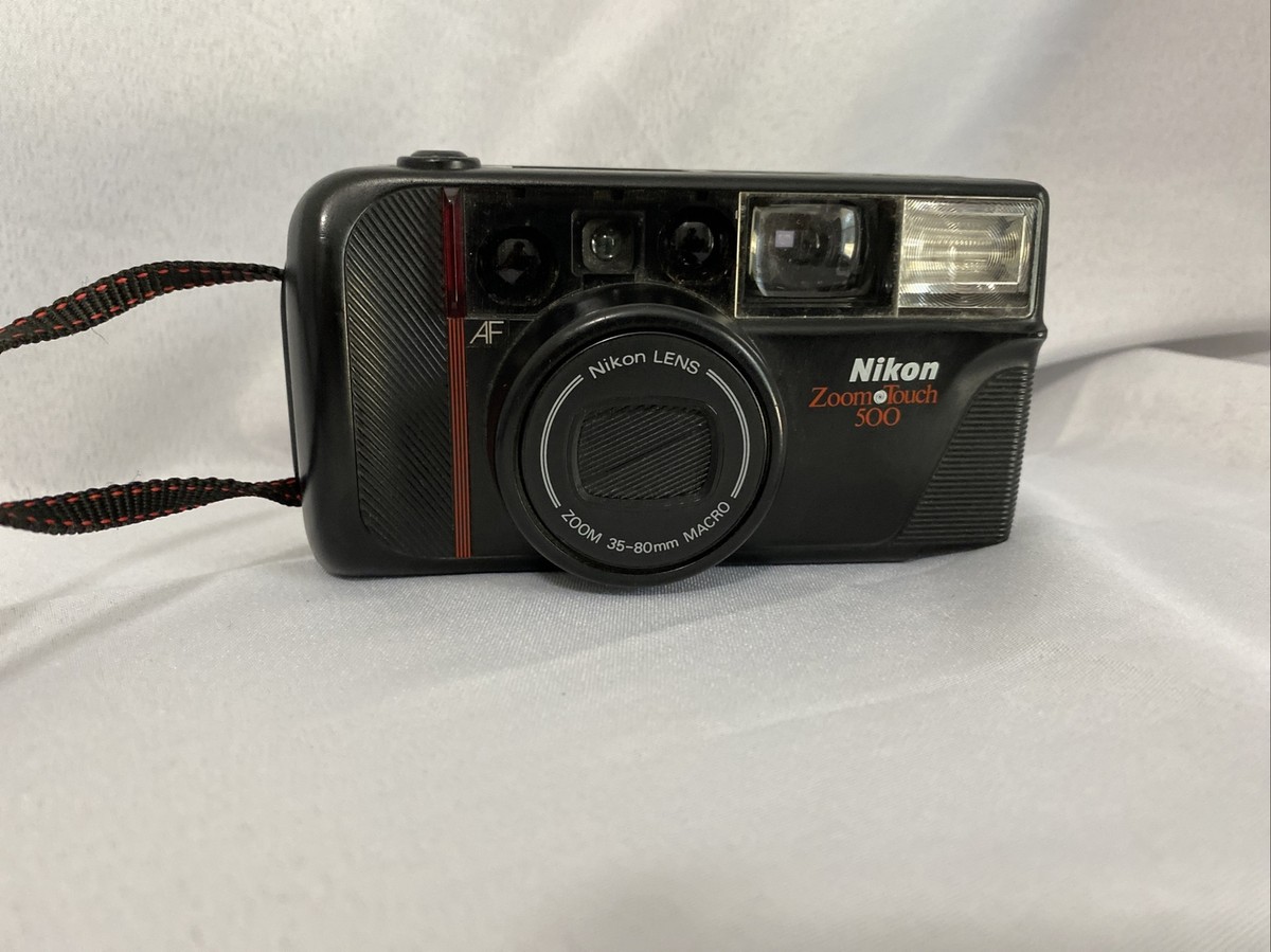 Nikon Zoom Touch 500 AF Black Point Shoot Film Camera 35mm