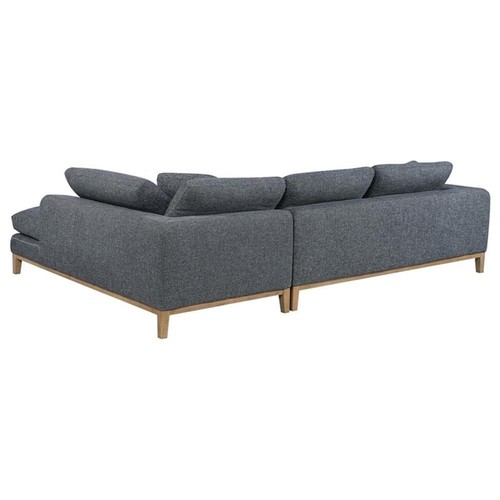 Pemberly Row 2-piece Fabric Upholstered Modular Sectional Gray - Picture 6 of 10