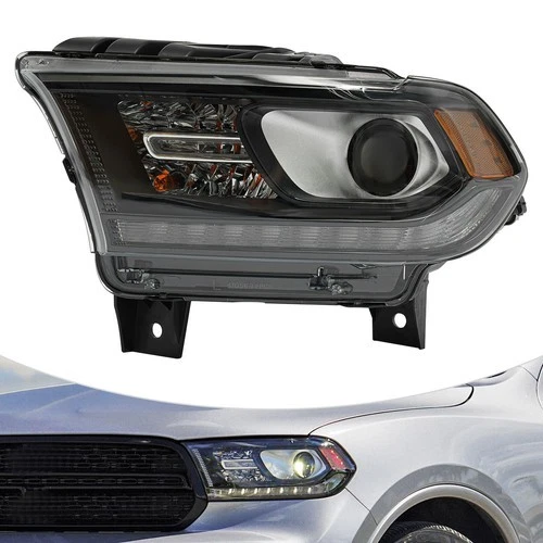 Xenon/HID Headlight For 2016-2020 Dodge Durango Headlamp with LED DRL Left/Right - Imagem 2 de 4