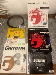 6 Sets Tennis String Diadem Gamma Babolat Head